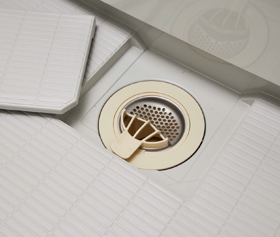 お掃除がラクな排水口