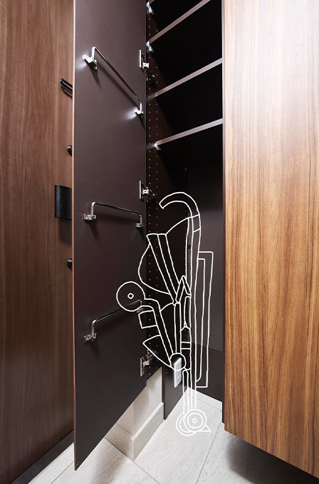 ベビーカー置き場