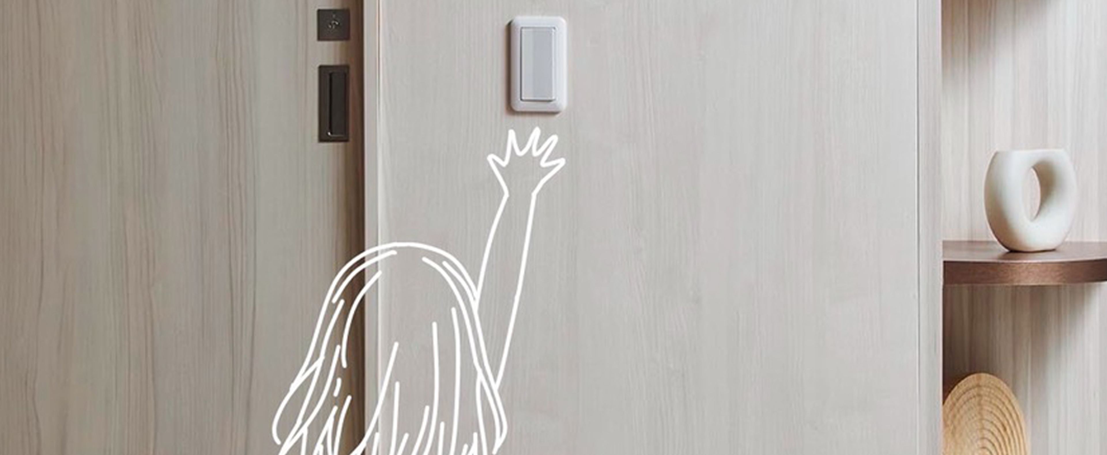 何気ない場所に少しうれしいひと工夫のイメージ