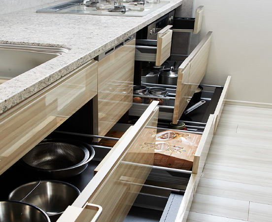 オールスライド収納