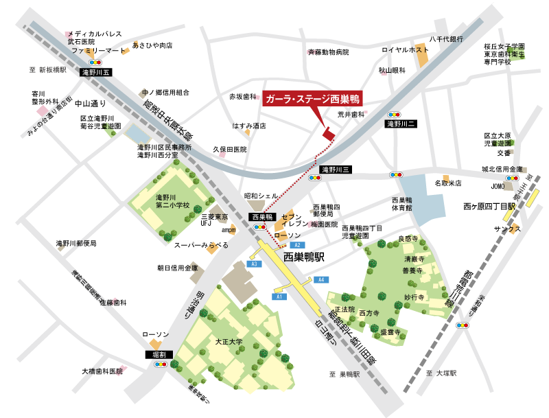 現地案内図