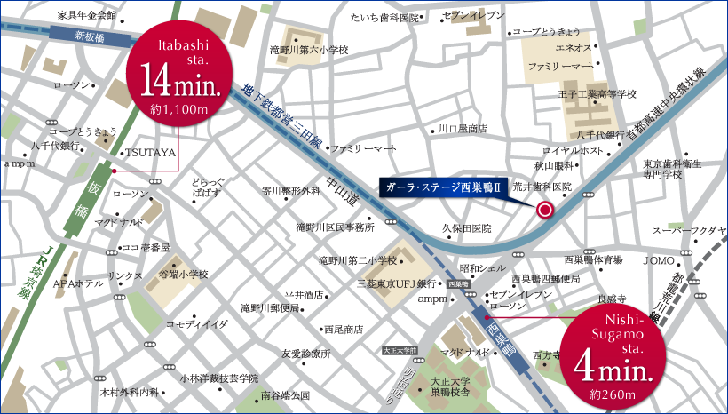 現地案内図
