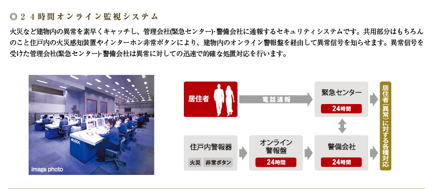 24時間オンライン監視システム