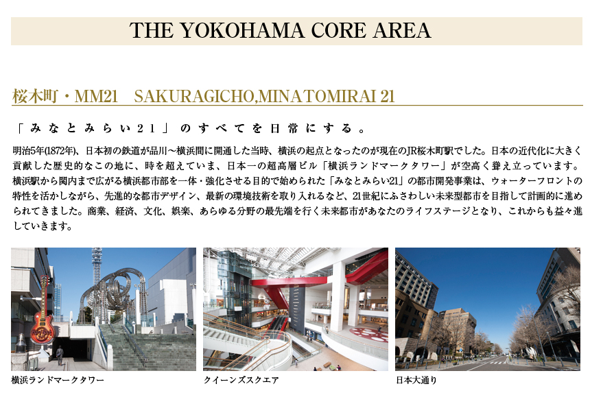 THE YOKOHAMA CORE AREA