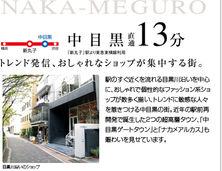 中目黒　直通13分「新丸子」駅より東急東横線利用