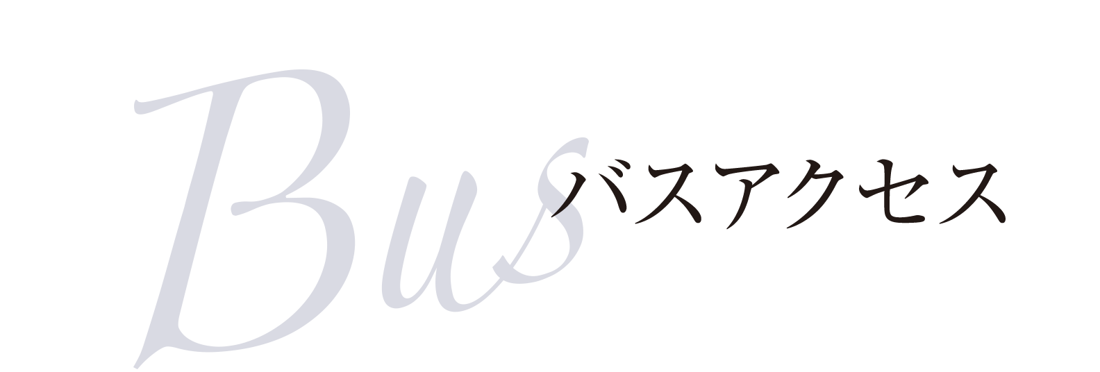 Bus バスアクセス