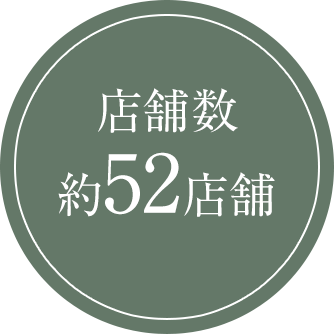 店舗数 約52店舗