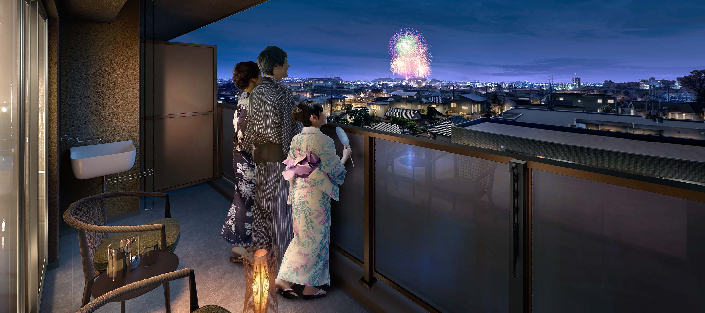 バルコニー完成予想CG