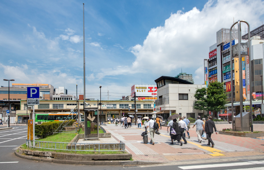 「新小岩」駅
