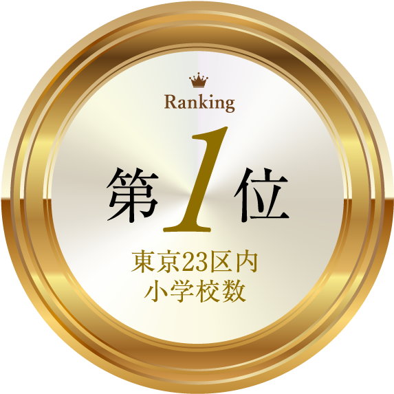 第1位 東京23区内小学校数