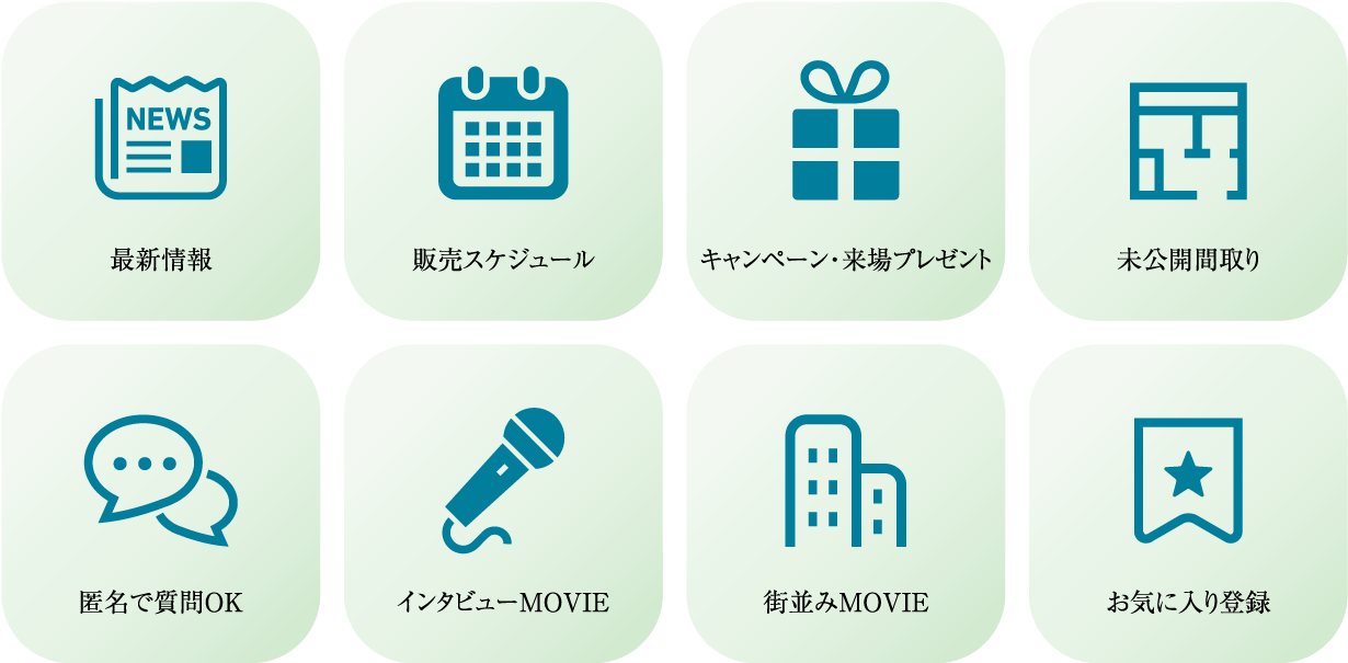 8つのコンテンツ