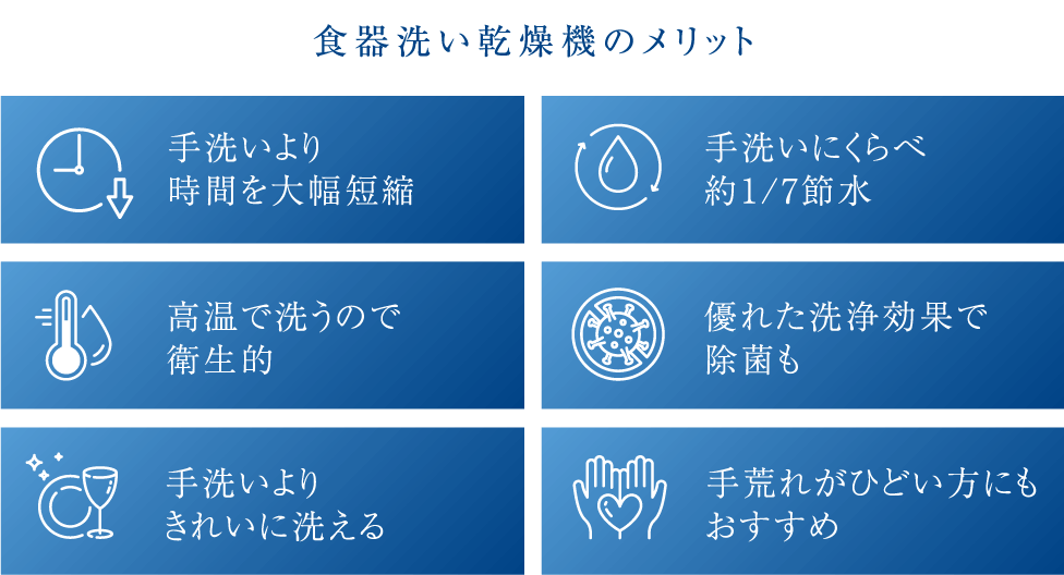 食器洗い乾燥機のメリット