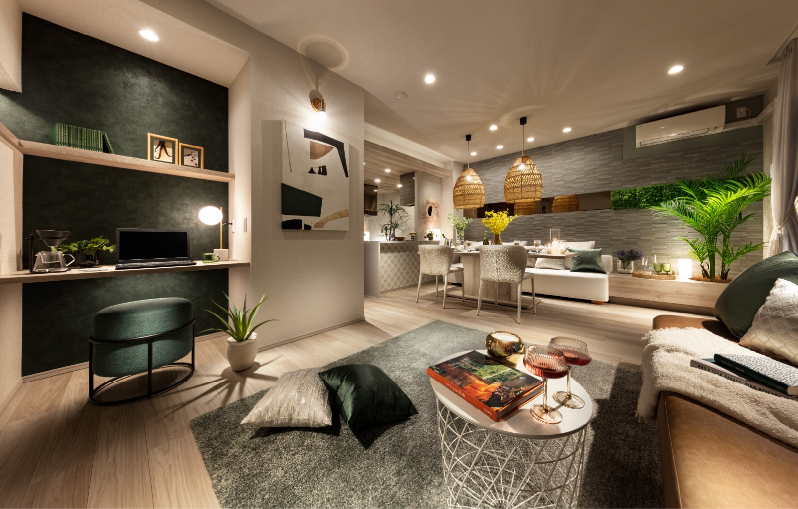 Living Dining Kitchen