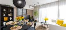 Living Dining Kitchen