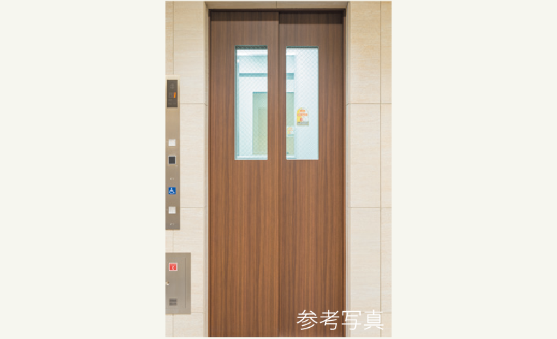 防犯窓付きエレベーター