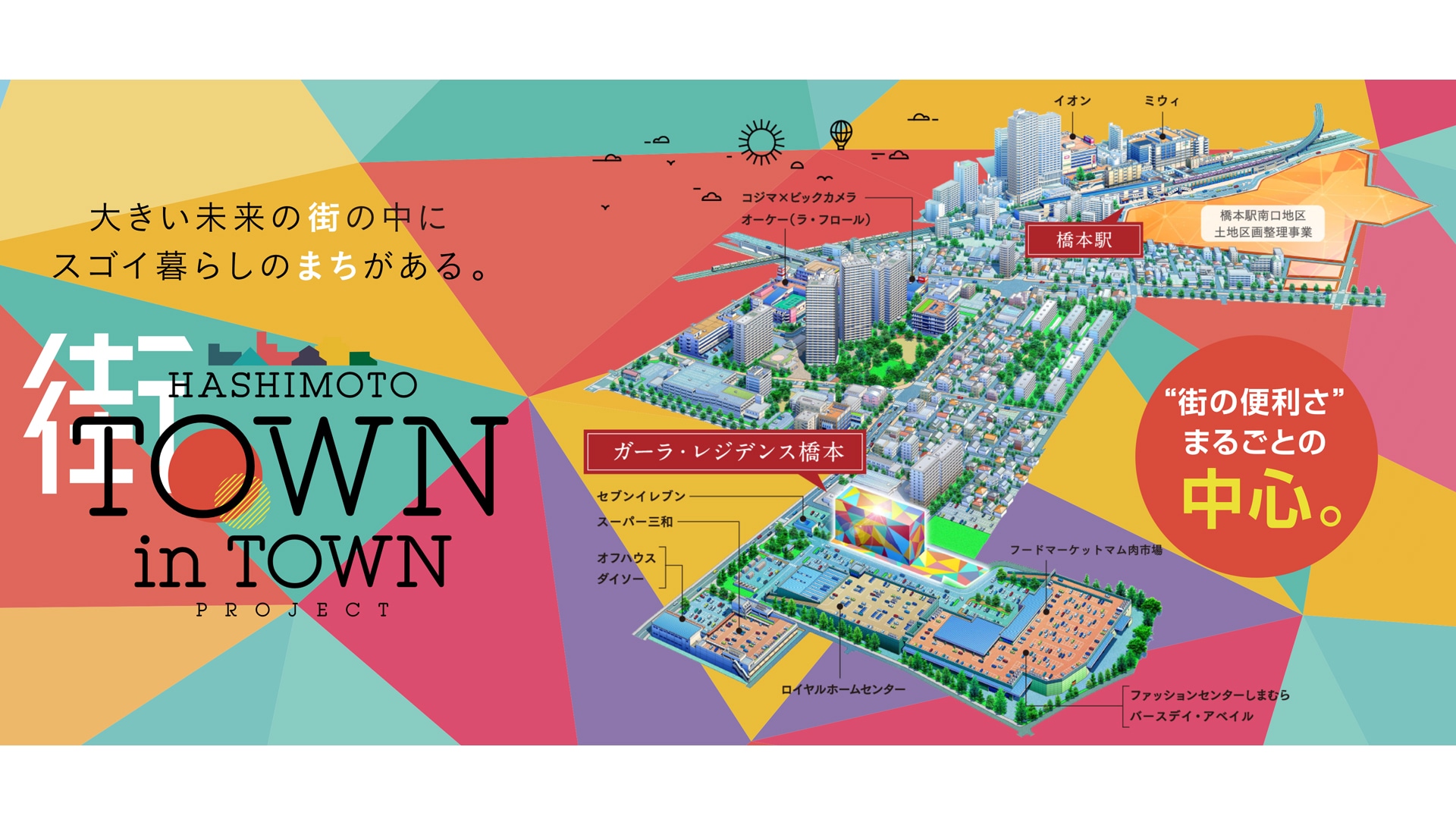 現地案内図｜[公式]ガーラ・レジデンス橋本｜京王線始発・JR横浜線・相模線「橋本」駅の新築分譲マンション