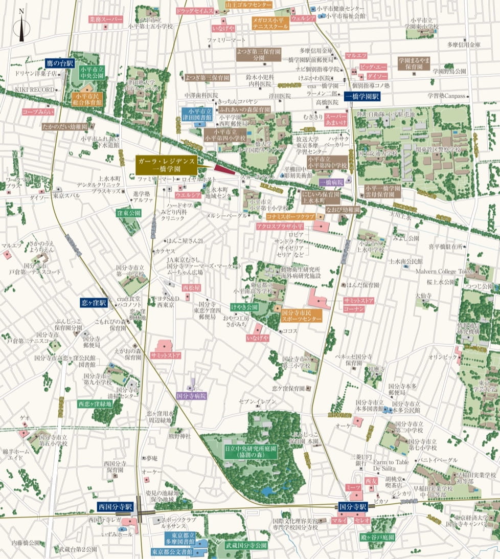 現地・ゲストサロン案内図