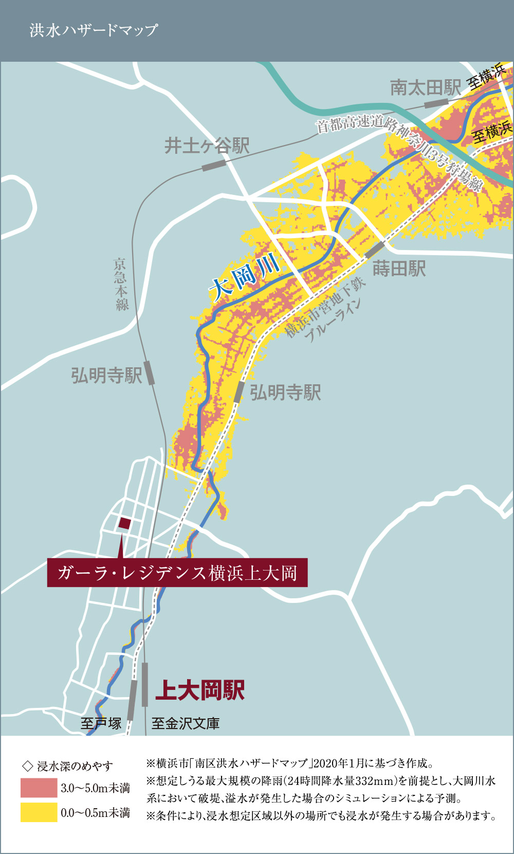 ヨーカドー隣接の住環境 公式 ガーラ レジデンス横浜上大岡 京浜急行電鉄本線 横浜市営地下鉄ブルーライン 上大岡 駅徒歩13分 横浜市 の新築分譲マンション