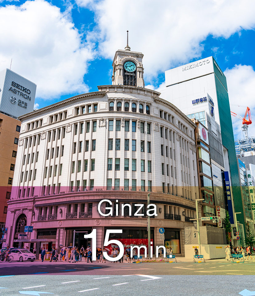 Ginza 15min.