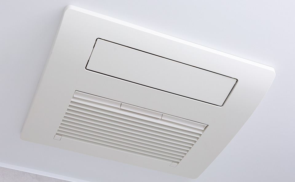 24時間換気機能付き浴室暖房乾燥機
