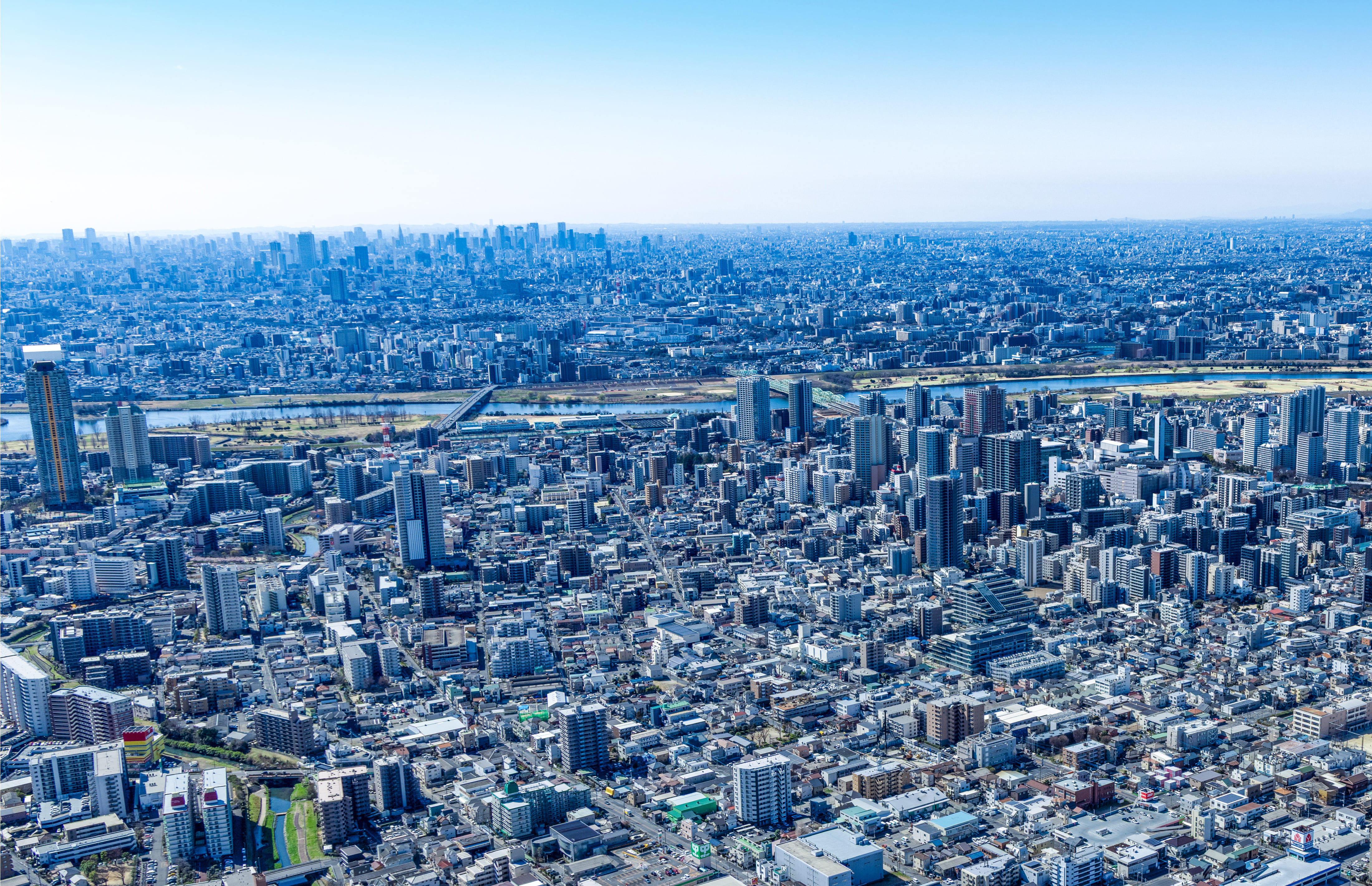 現地周辺航空写真