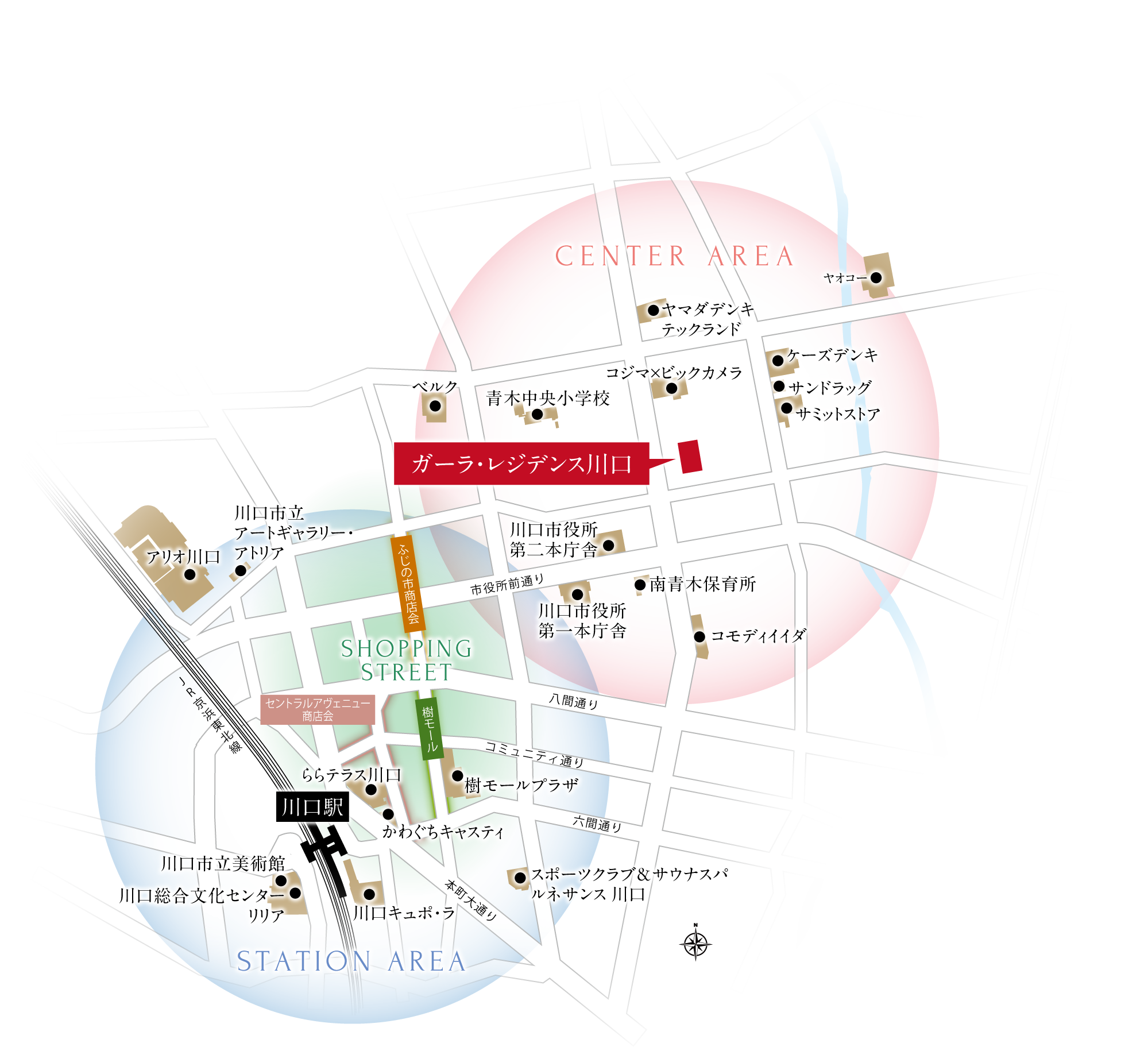 立地概念図