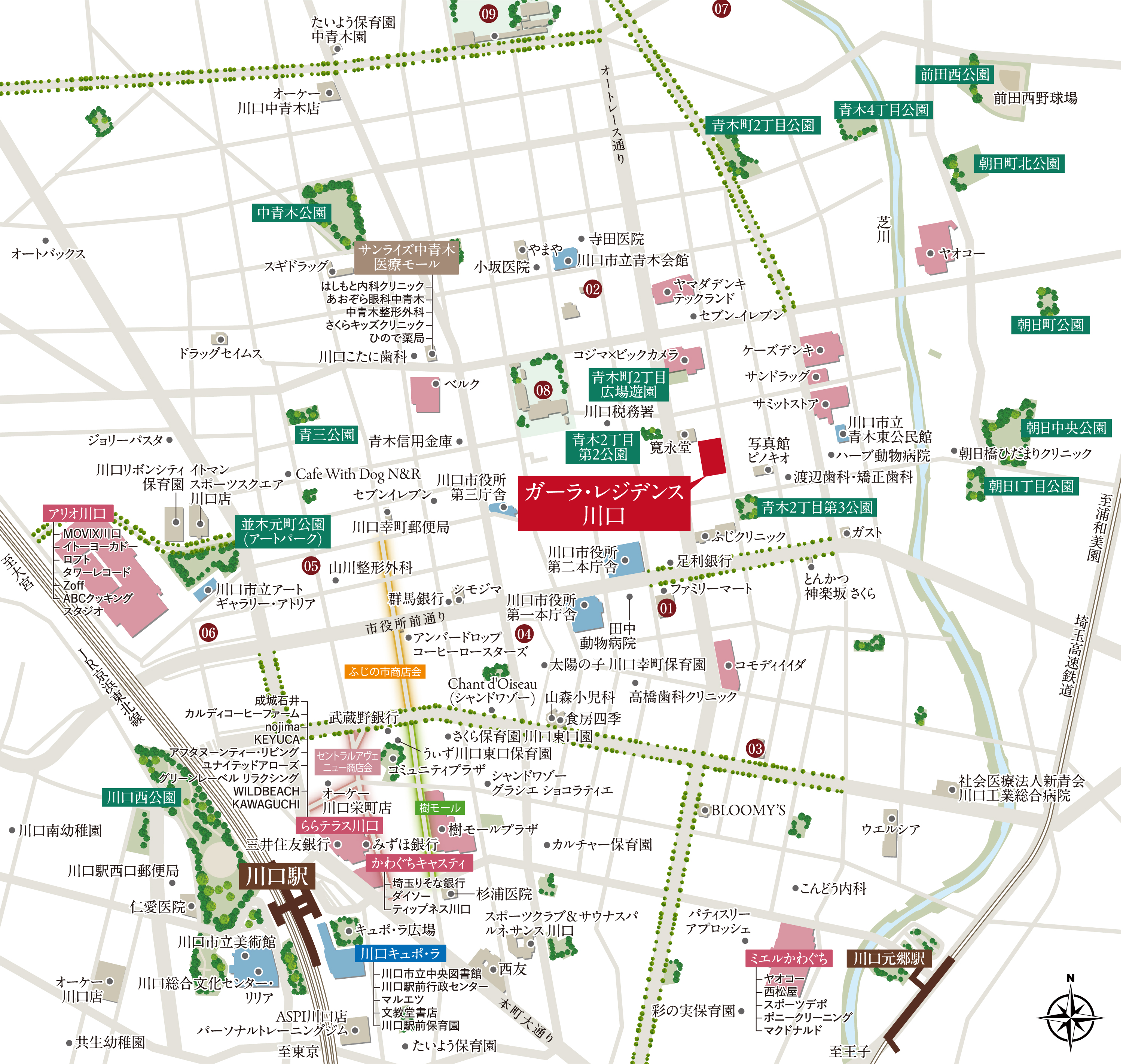 ライフ情報マップ（教育施設）