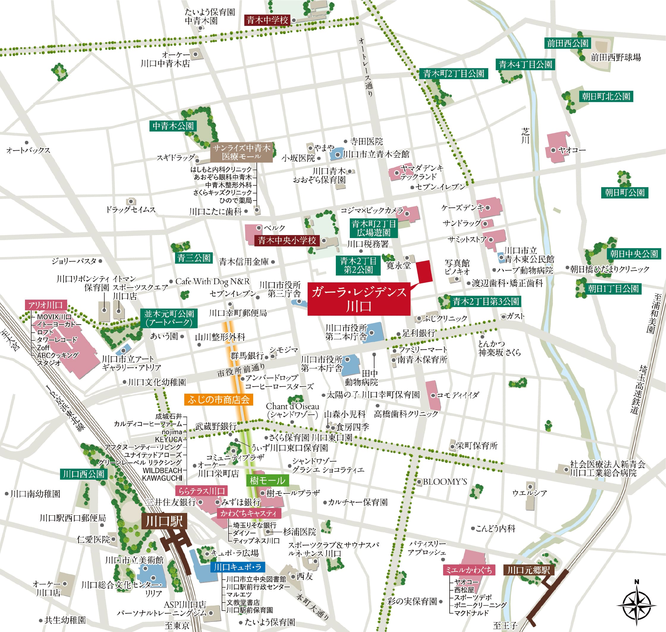現地案内図