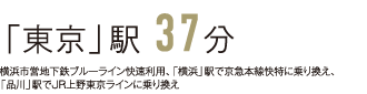 「東京」駅 37分