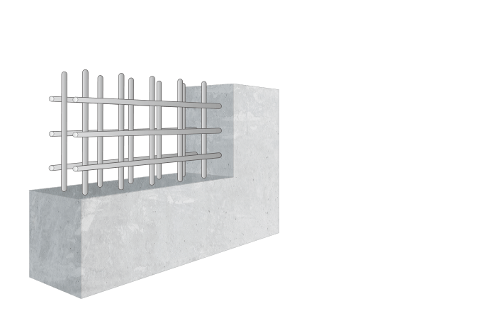 構造壁のダブル配筋