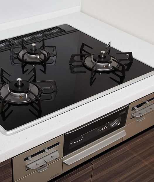 Siセンサー付きパールクリスタルトップコンロ