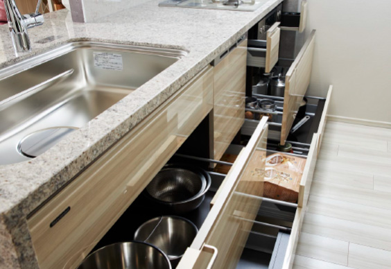 オールスライド収納