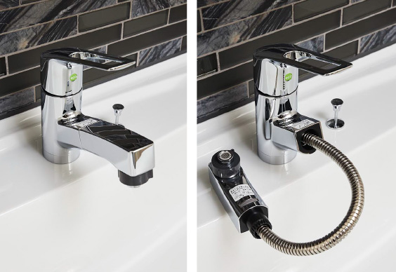 シングルレバーシャワー混合水栓