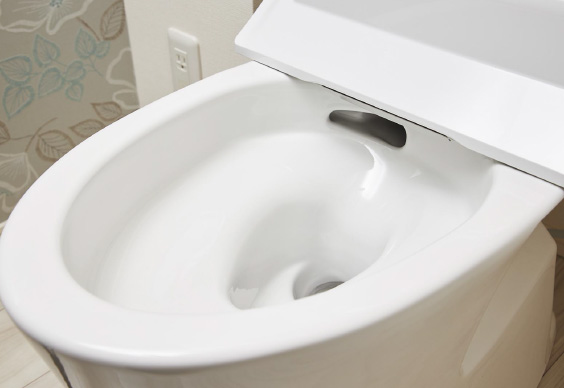 フチレス形状＆お掃除リフトアップ