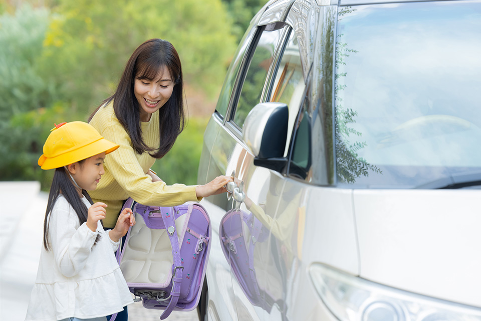 便利な平置き駐車場