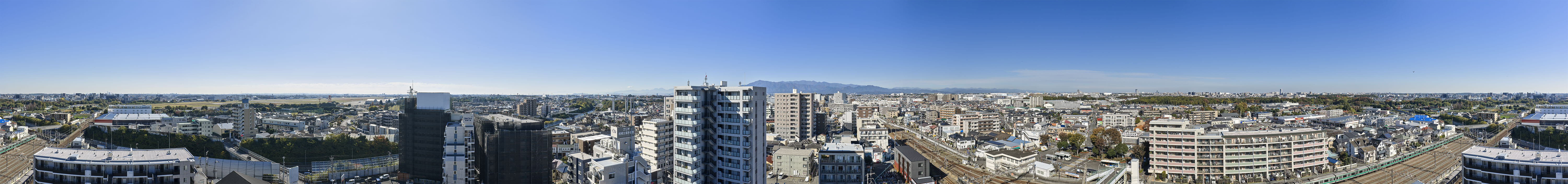 現地13階相当からの眺望写真