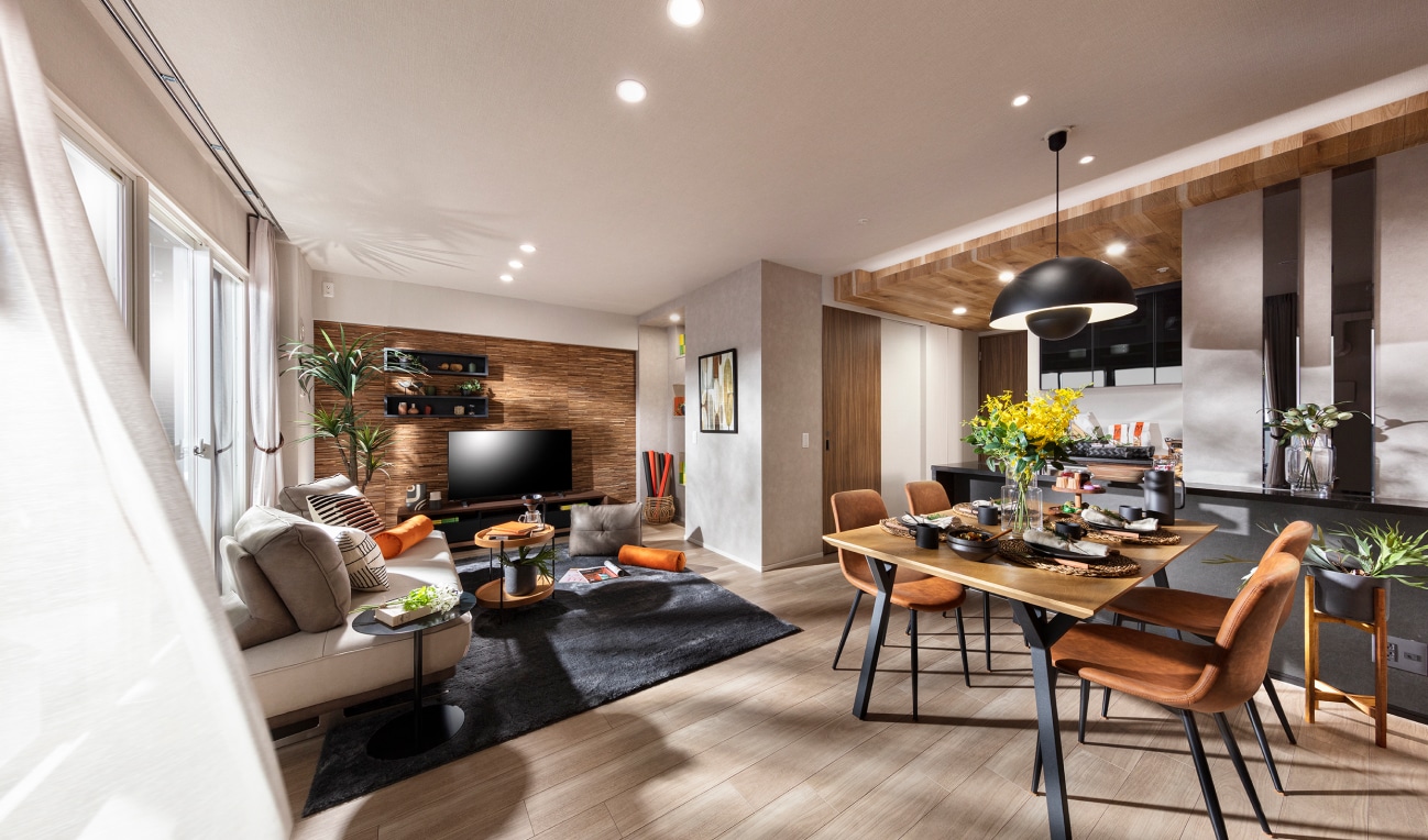 LIVING DINING KITCHEN