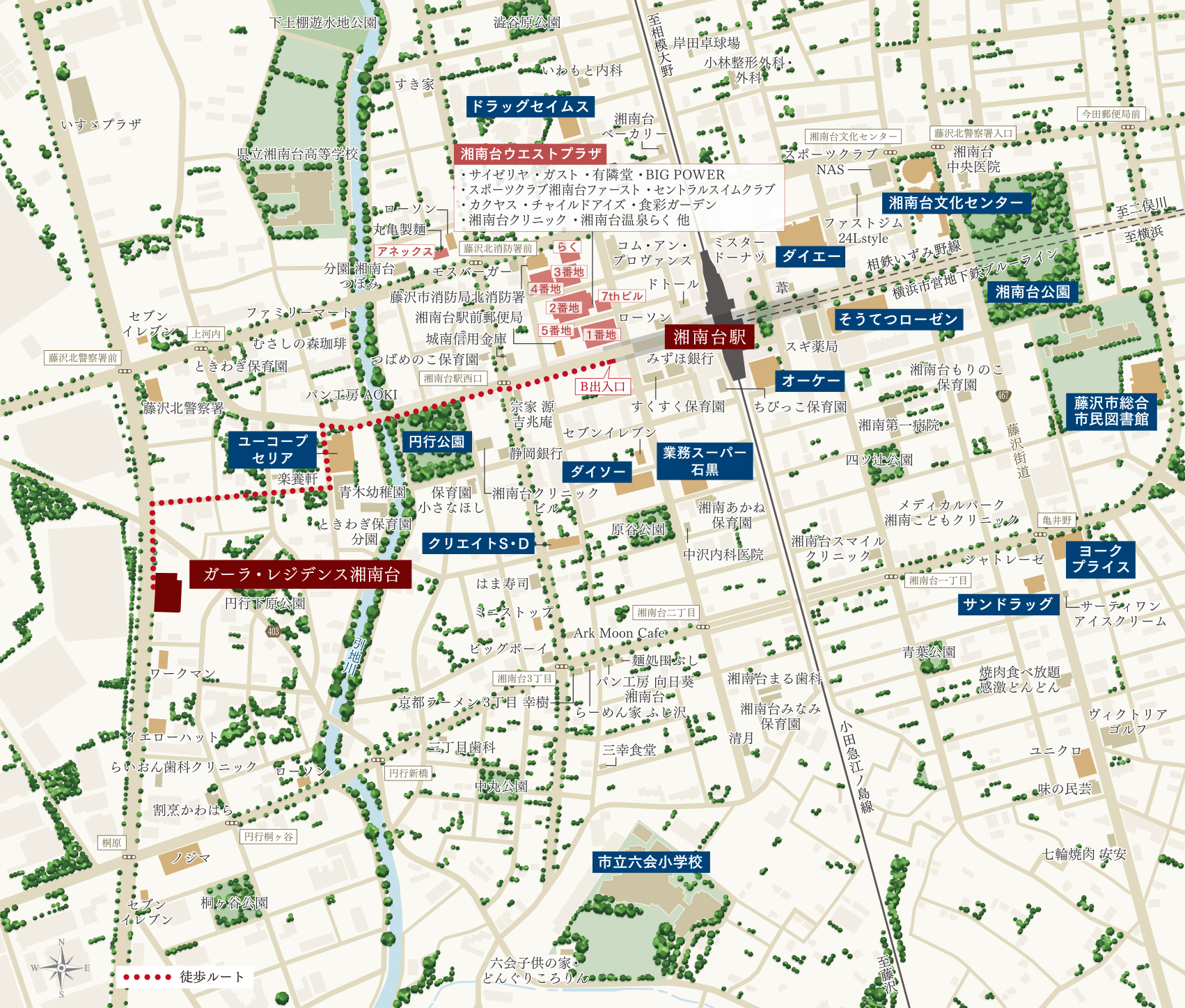 現地案内図