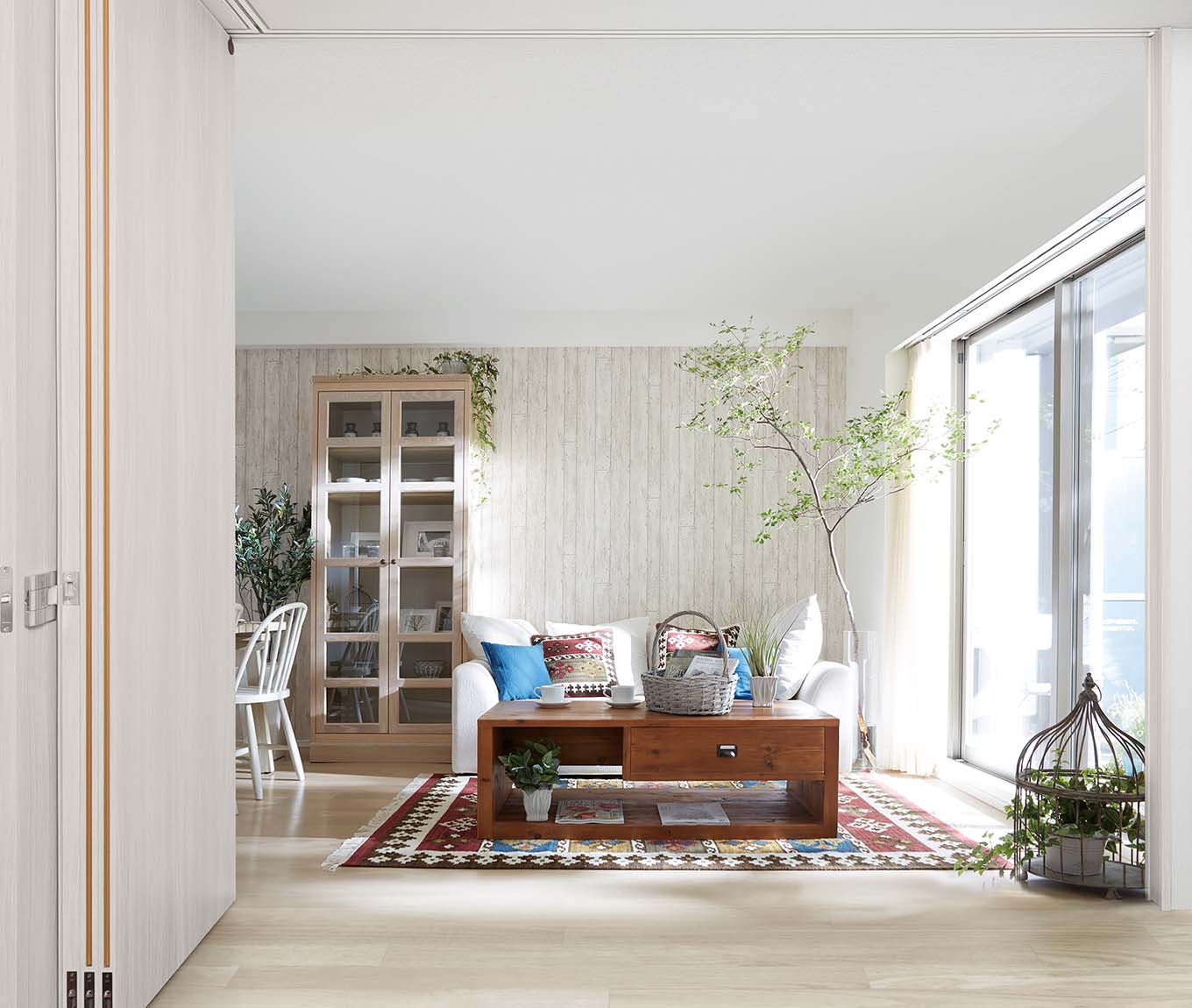 ライフシーンにお応えするフレキシブルなリビング