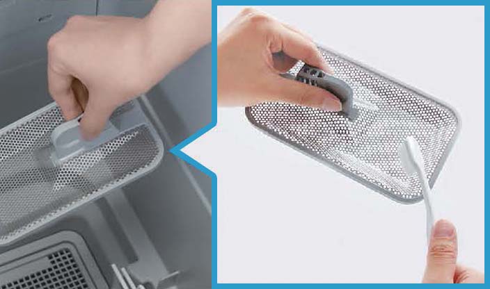 フルフラット残さいフィルター