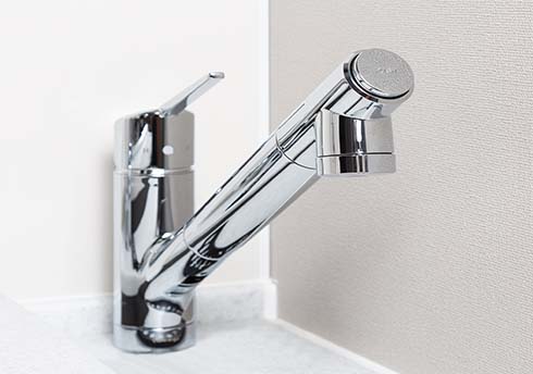 浄水器一体型ハンドシャワー水栓