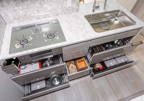 オールスライド収納