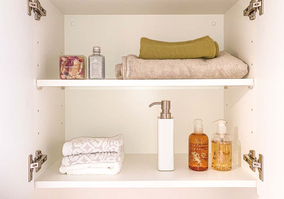 洗濯機上吊戸棚