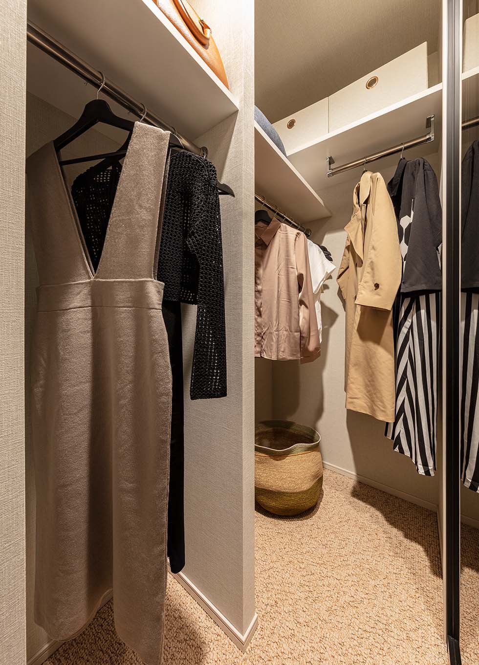 ダブルウォークインクローゼット