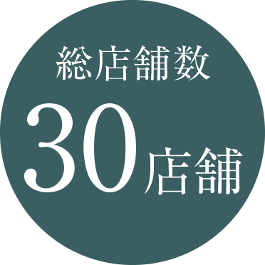総店舗数30店舗