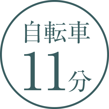 自転車11分