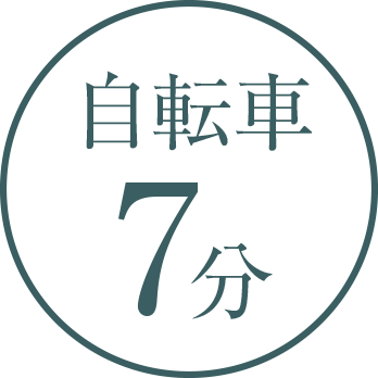 自転車7分