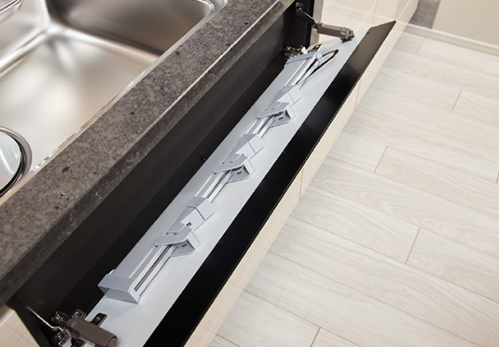 シンク前収納ポケット