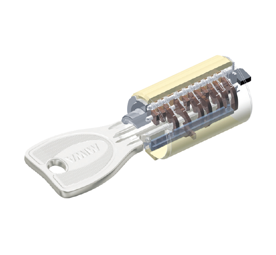 リバーシブルディンプルキー