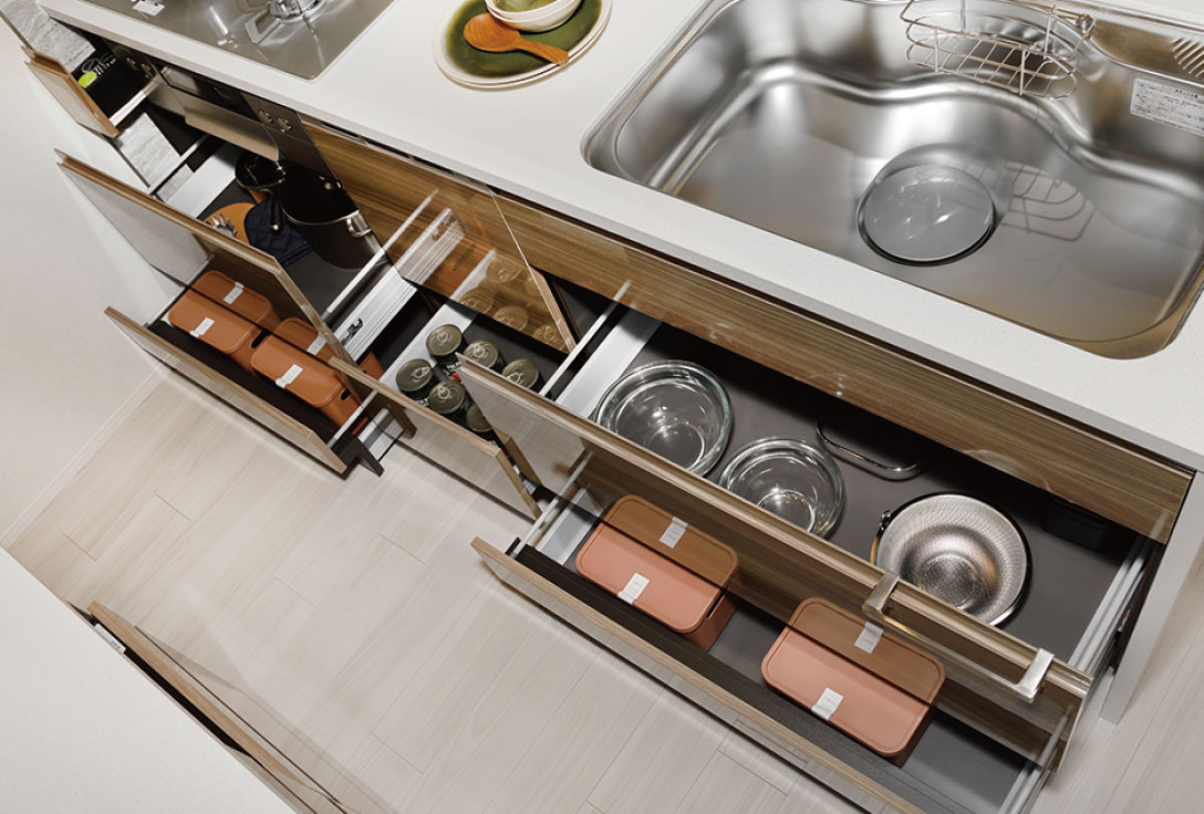 オールスライド収納